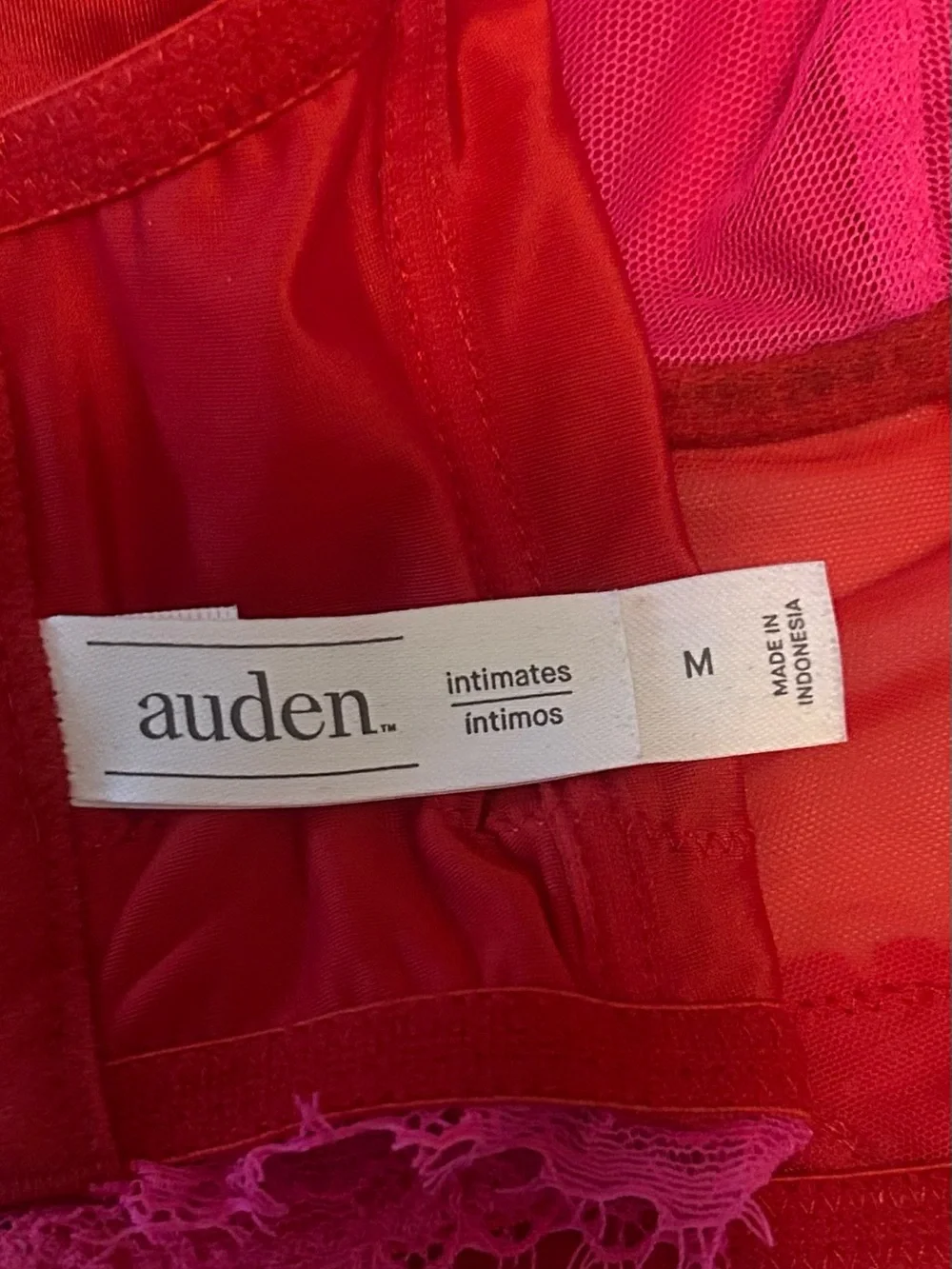 Auden lace satin